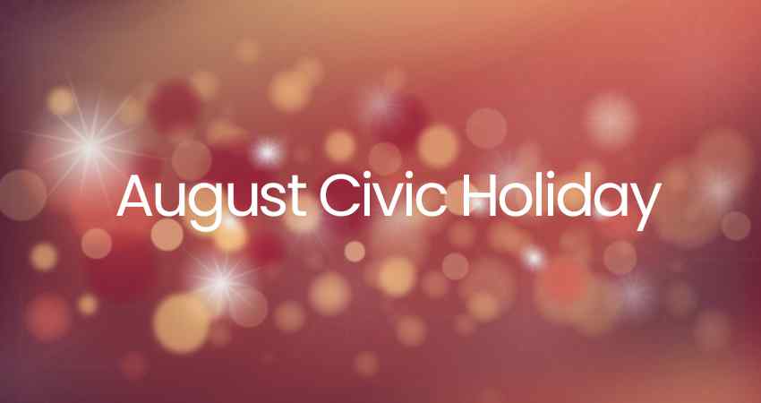 August Civic Holiday