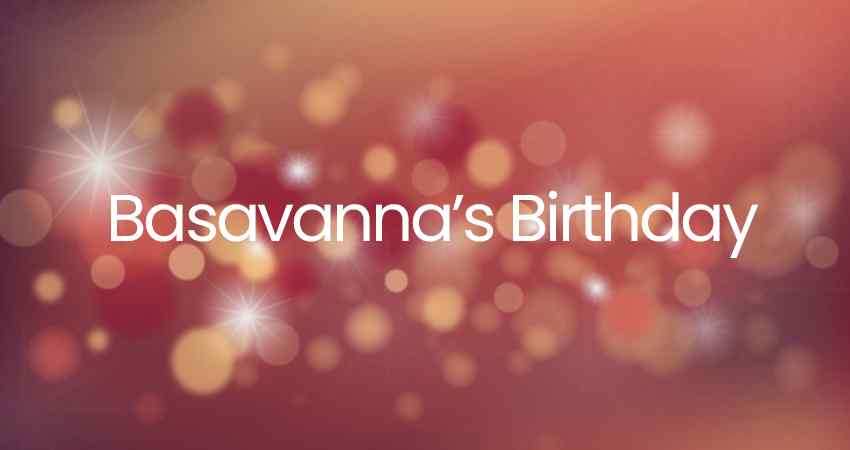 Basavanna's Birthday