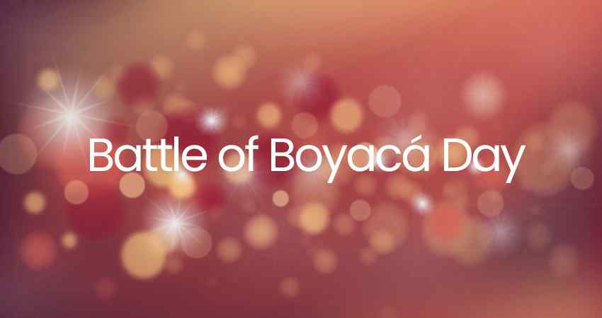 Battle of Boyacá Day