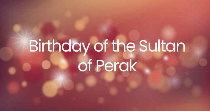 Birthday of the Sultan of Perak