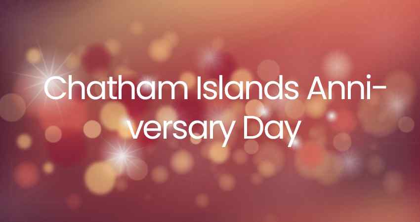 Chatham Islands Anniversary Day