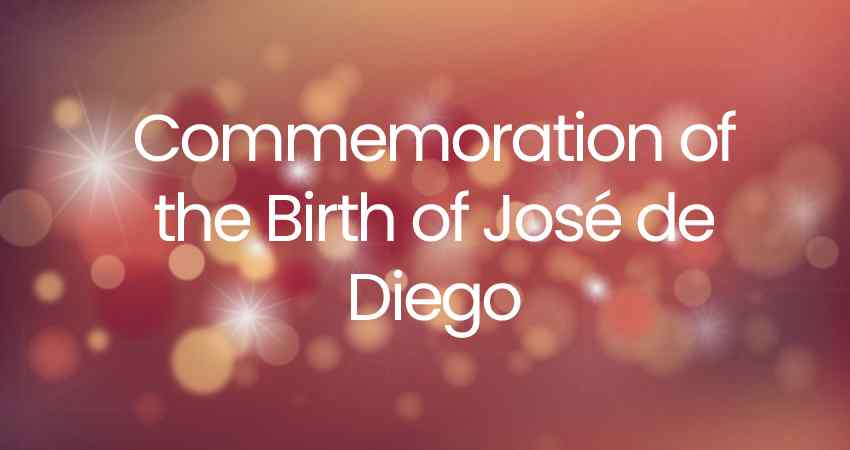 Commemoration of the Birth of José de Diego