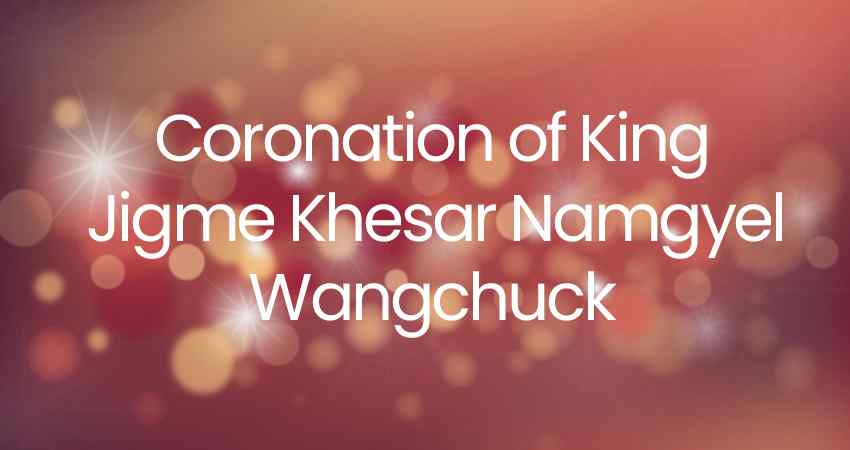 Coronation of King Jigme Khesar Namgyel Wangchuck