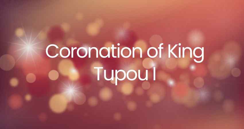 Coronation of King Tupou I