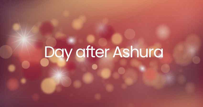 Day after Ashura