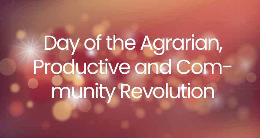 Day of the Agrarian, Productive and Community Revolution