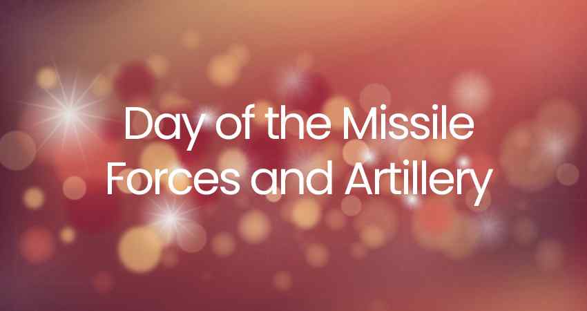 Day of the Missile Forces and Artillery