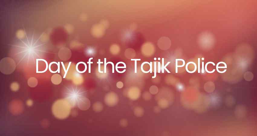 Day of the Tajik Police