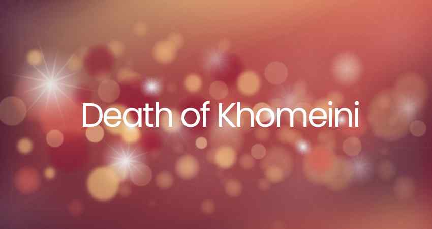 Death of Khomeini