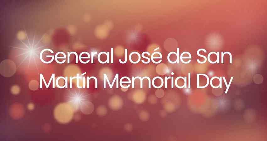 General José de San Martín Memorial Day