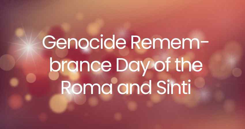 Genocide Remembrance Day of the Roma and Sinti