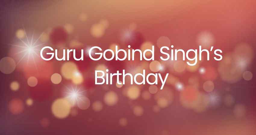 Guru Gobind Singh's Birthday