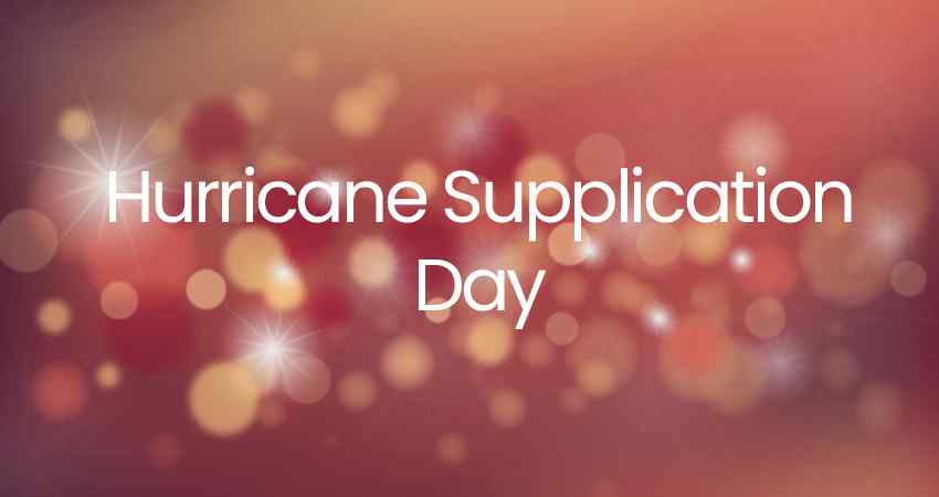 Hurricane Supplication Day