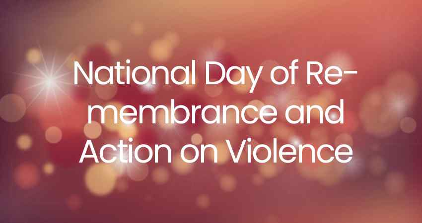 National Day of Remembrance and Action on Violence Against Women