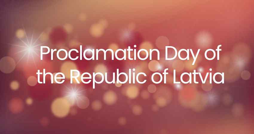 Proclamation Day of the Republic of Latvia