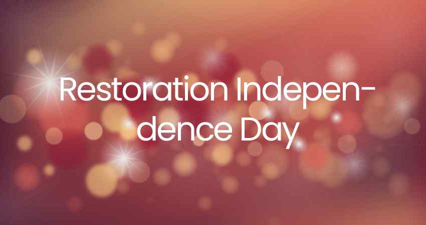 Restoration Independence Day