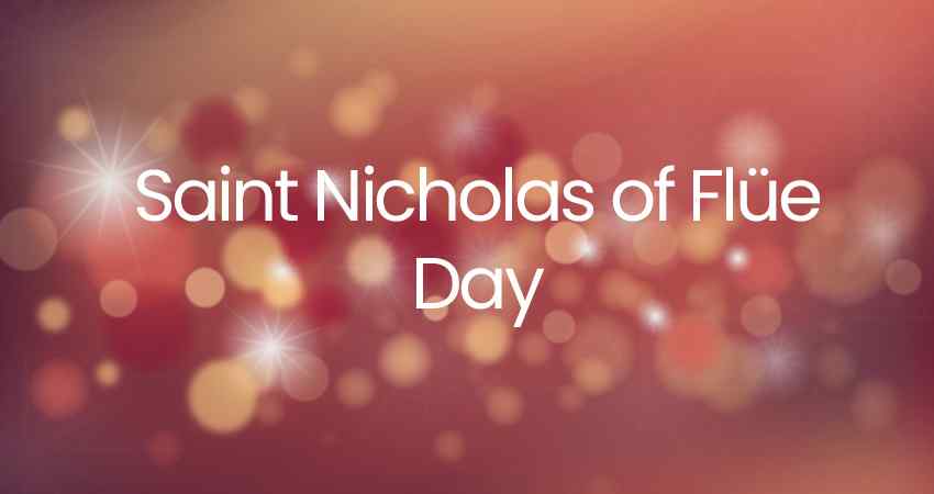 Saint Nicholas of Flüe Day