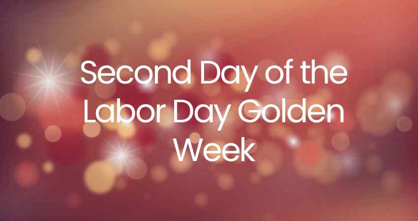 Second Day of the Labor Day Golden Week