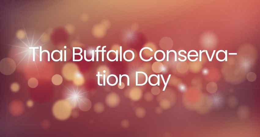 Thai Buffalo Conservation Day