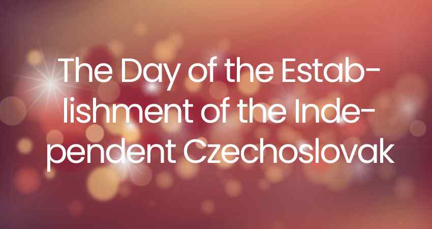 The Day of the Establishment of the Independent Czechoslovak State