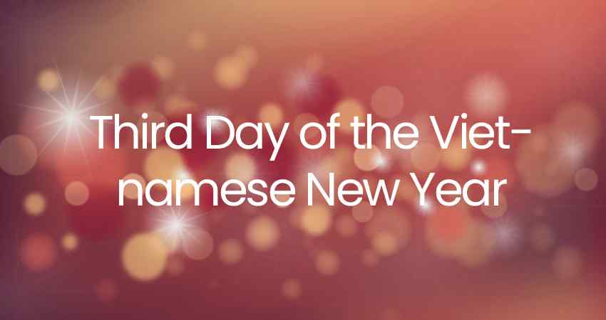 Third Day of the Vietnamese New Year